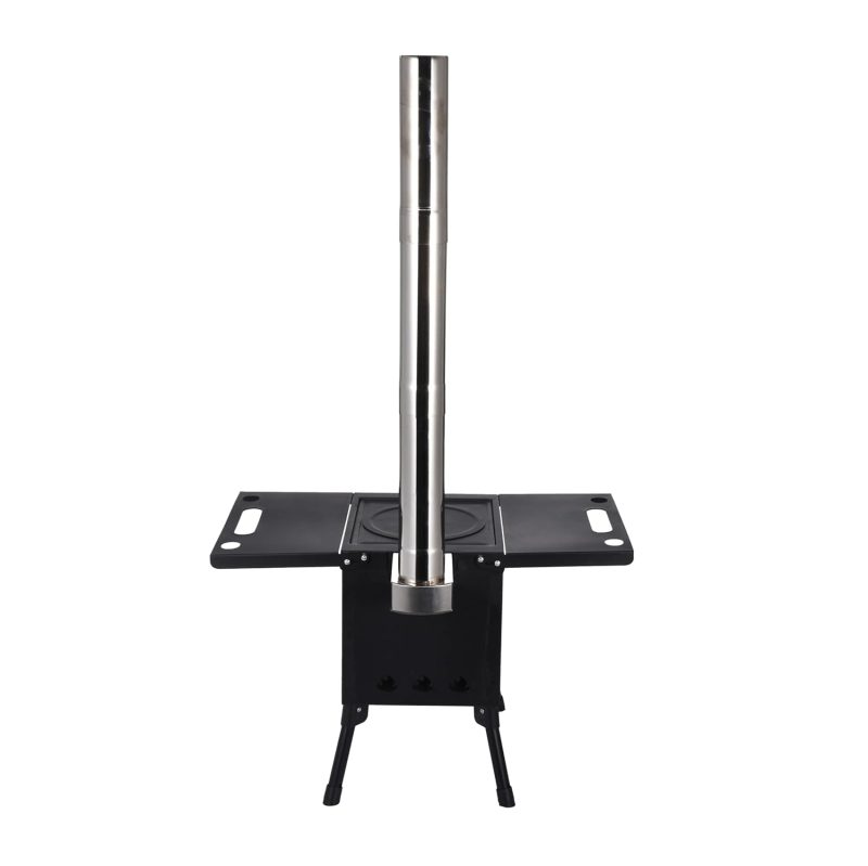 Outdoor Camping Wood Stove - Portable Wood Burning Stove for Outdoors - Wood Heater Stove for Camp - Tent Stoves for Wooden Pellet - Outside Small Wood Stoves for Cooking Camping